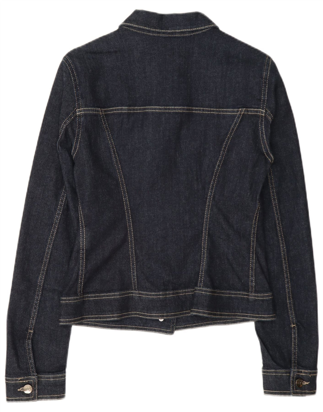 Liu Jo Womens Denim Jacket UK 12 Medium Navy Blue Cotton