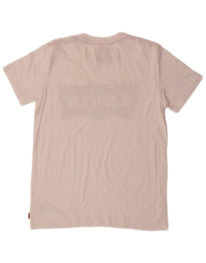 LEVI'S Womens Graphic T-Shirt Top US 16 2XL White Cotton
