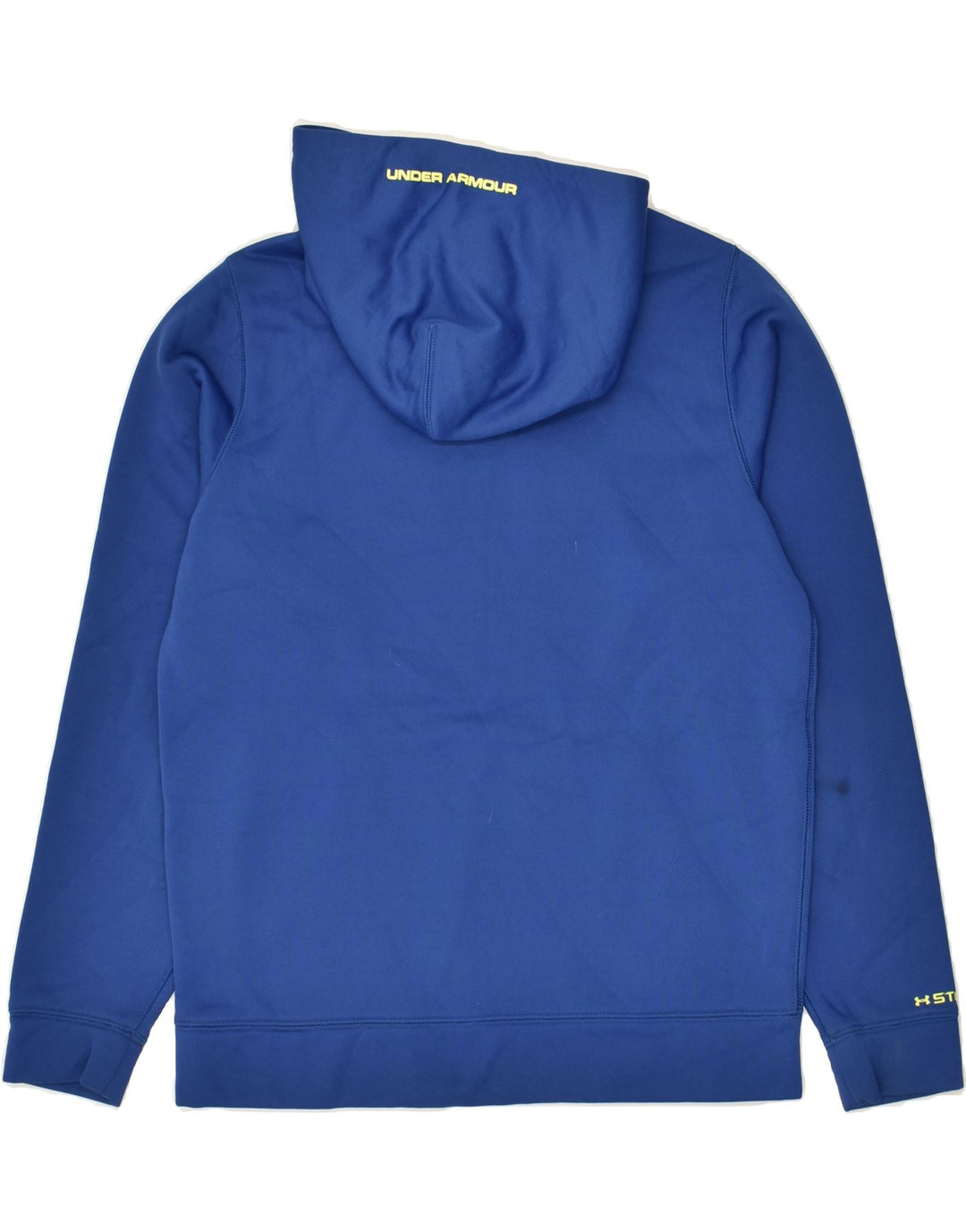 UNDER ARMOUR Boys Graphic Hoodie Jumper 11-12 Years Large Blue Polyester | Vintage Under Armour | Thrift | Second-Hand Under Armour | Used Clothing | Messina Hembry 
