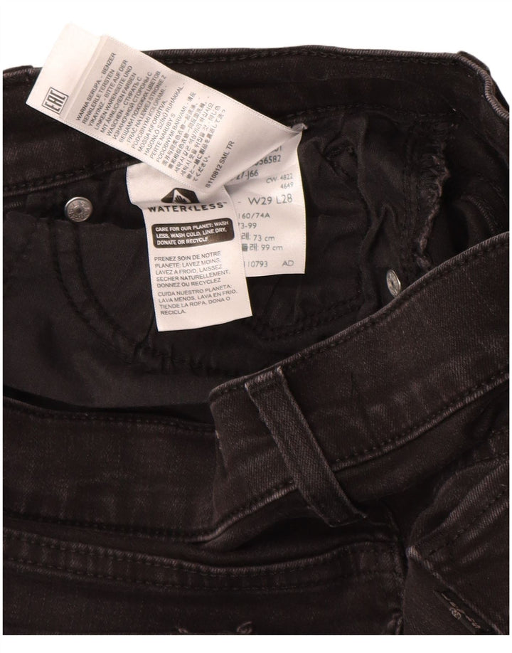 Levi's Womens Classic Fit Straight Jeans W29 L28 Black Cotton