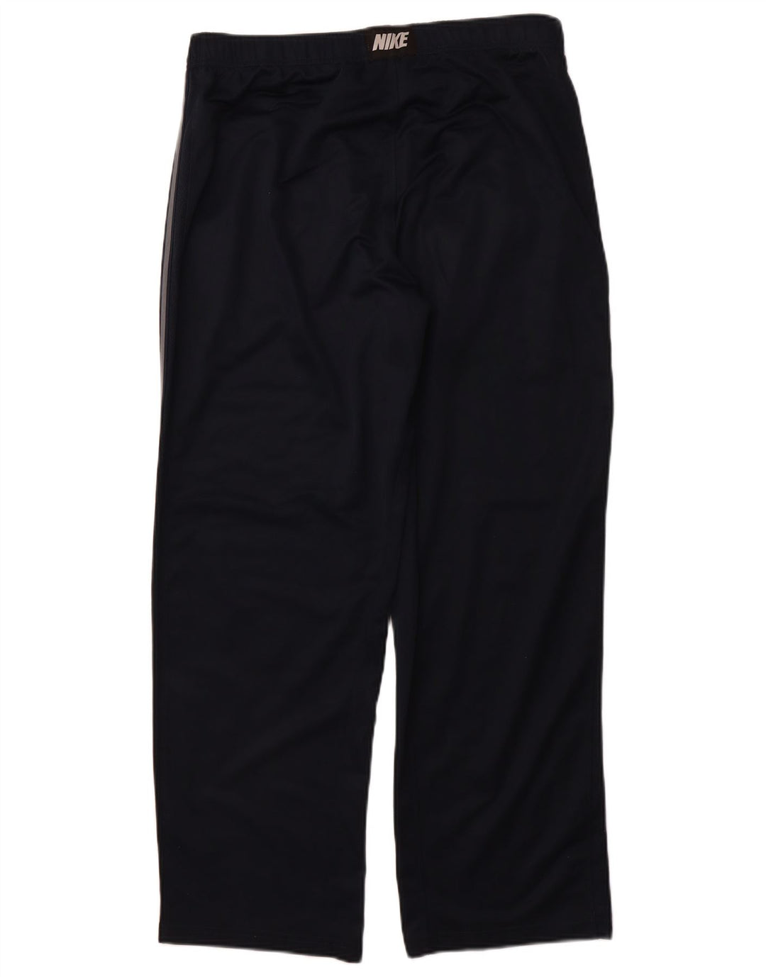 NIKE Mens Tracksuit Trousers Large Navy Blue Polyester