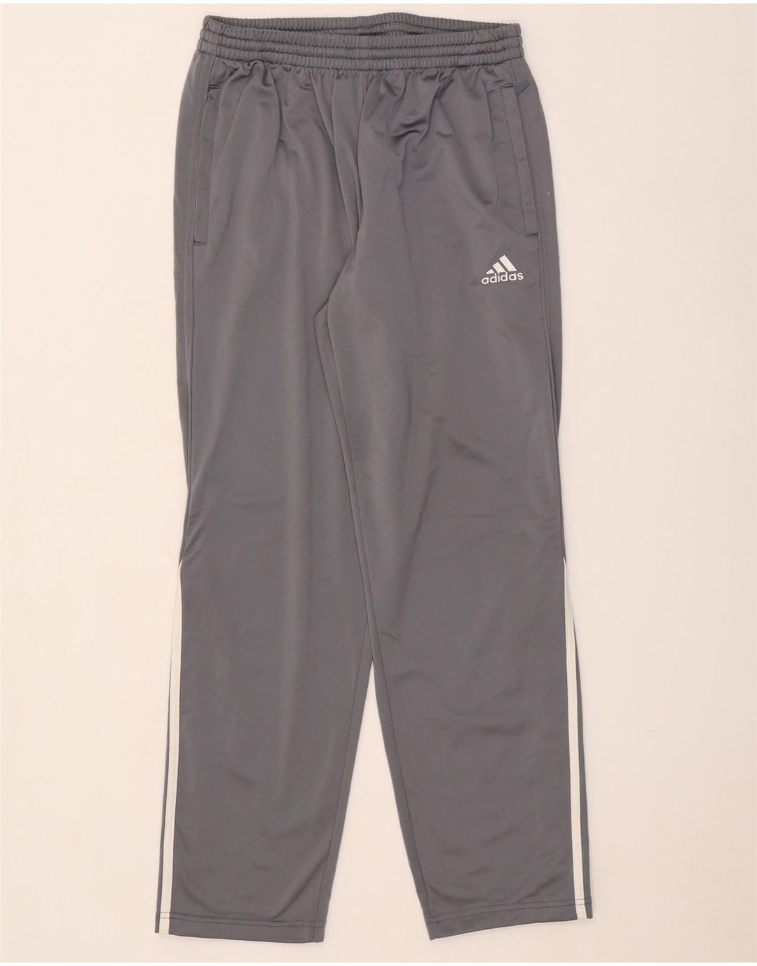 Adidas Mens Tracksuit Trousers UK 40/42 Medium Grey Polyester