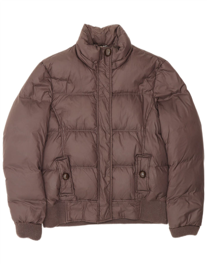 Sergio Tacchini Womens Padded Jacket IT 48 XL Brown Polyamide