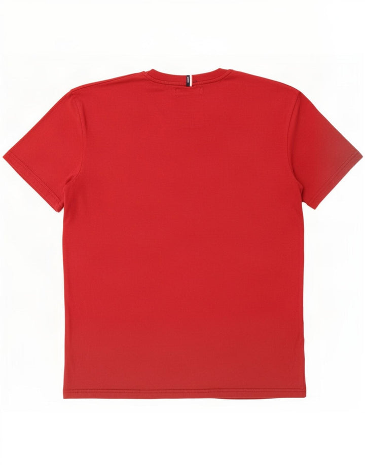 Ben Sherman Mens T-Shirt Top Large Red Cotton