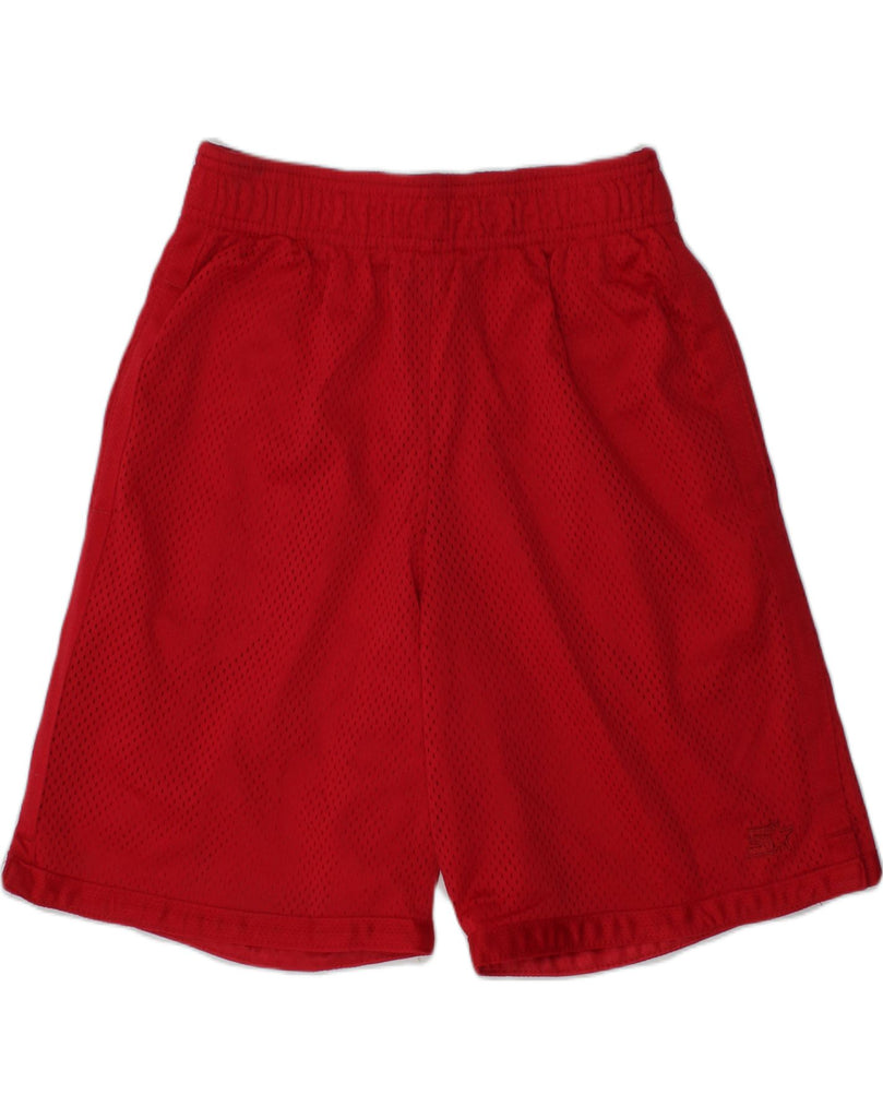 STARTER Boys Sport Shorts 7-8 Years Medium Red Polyester | Vintage Starter | Thrift | Second-Hand Starter | Used Clothing | Messina Hembry 