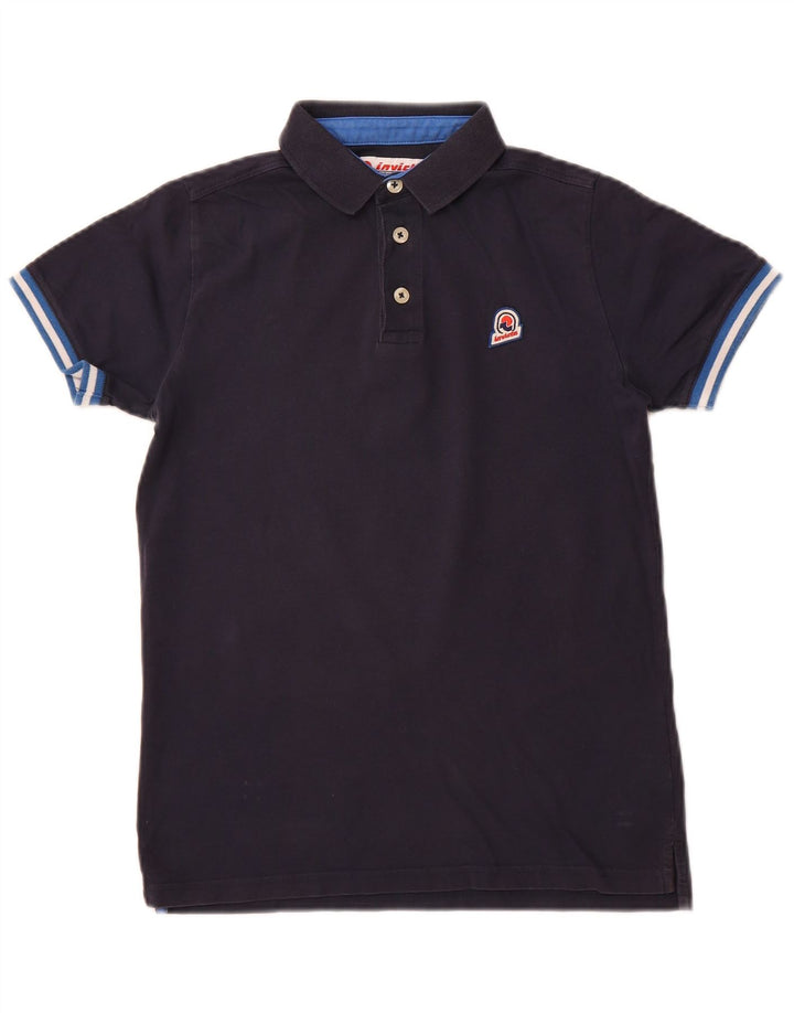 INVICTA Mens Polo Shirt XS Navy Blue Cotton