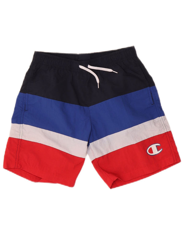 Champion Boys Swimming Shorts 11-12 Years Large Multicoloured Colourblock