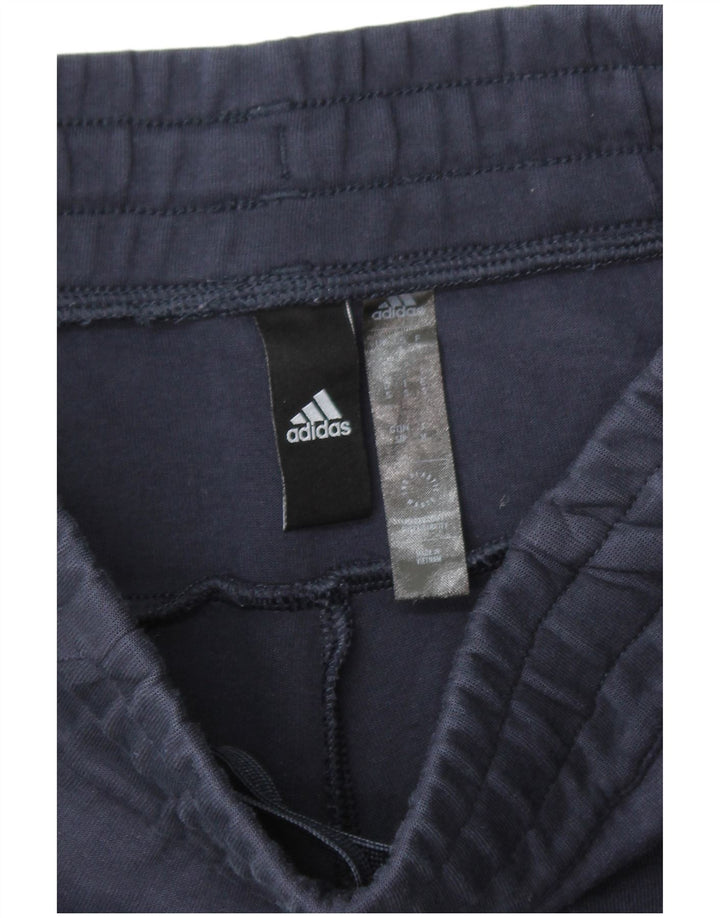 Adidas Mens Tracksuit Trousers Small  Navy Blue Colourblock