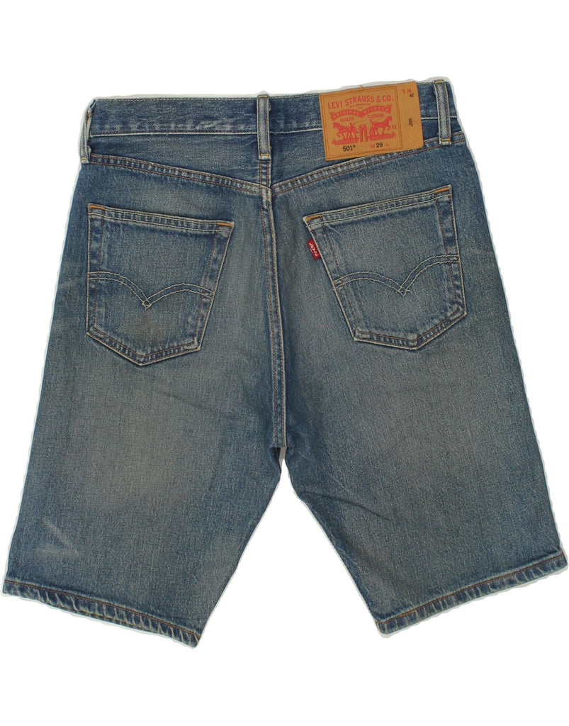 LEVI'S Mens 501 Denim Shorts W29 Small Blue Cotton Vintage Levi's and Second-Hand Levi's from Messina Hembry 