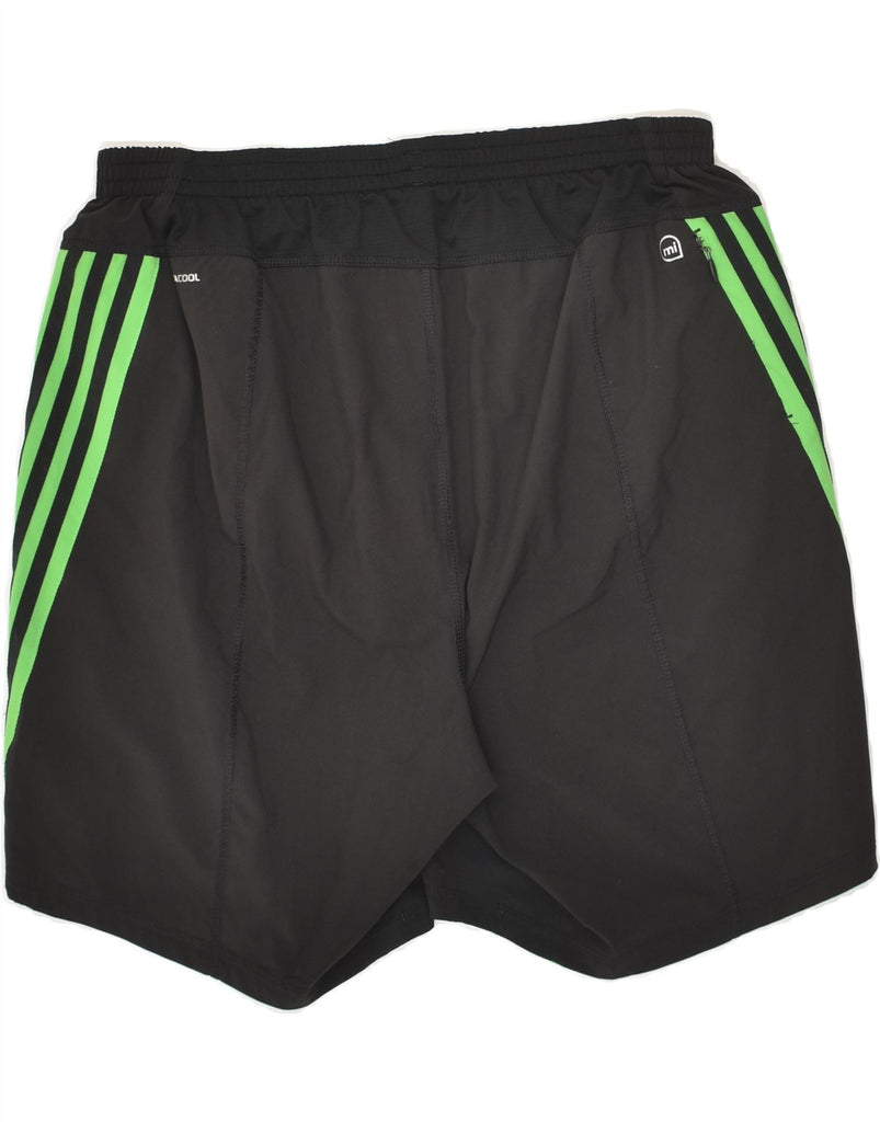 ADIDAS Mens Climacool Sport Shorts Large Black Colourblock Polyester | Vintage Adidas | Thrift | Second-Hand Adidas | Used Clothing | Messina Hembry 