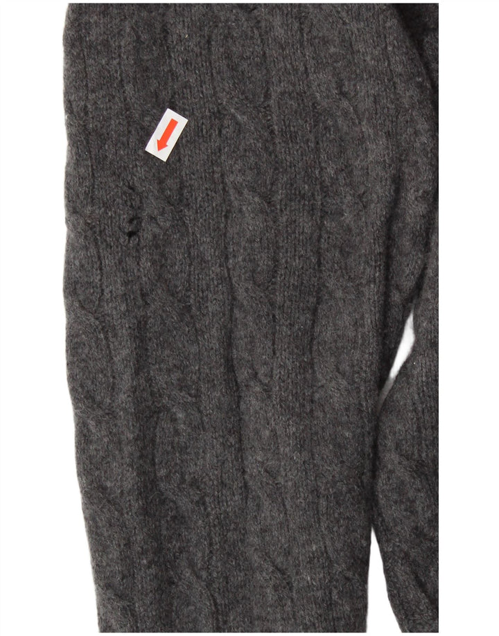 Polo Ralph Lauren Mens Crew Neck Jumper Sweater XL Grey Wool