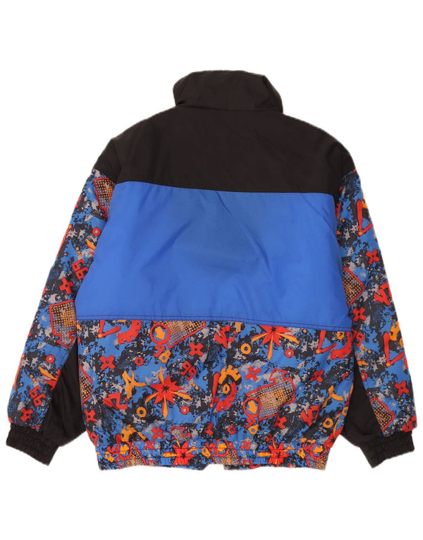C&A Boys Hooded Padded Jacket 13-14 Years Multicoloured Floral Polyester