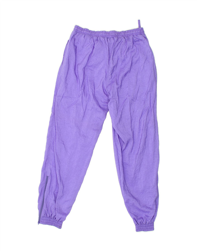 RODEO Womens Tracksuit Trousers Joggers EU 40 Medium Purple Nylon | Vintage Rodeo | Thrift | Second-Hand Rodeo | Used Clothing | Messina Hembry 