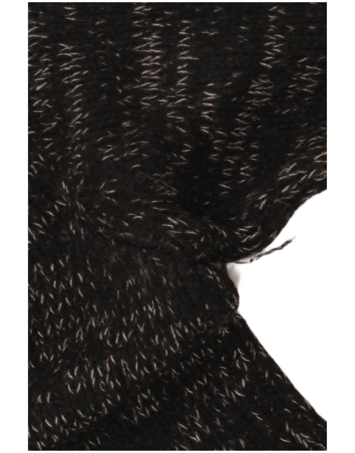 Gianfranco Ferre Mens Turtle Neck Jumper Sweater Large Black Flecked