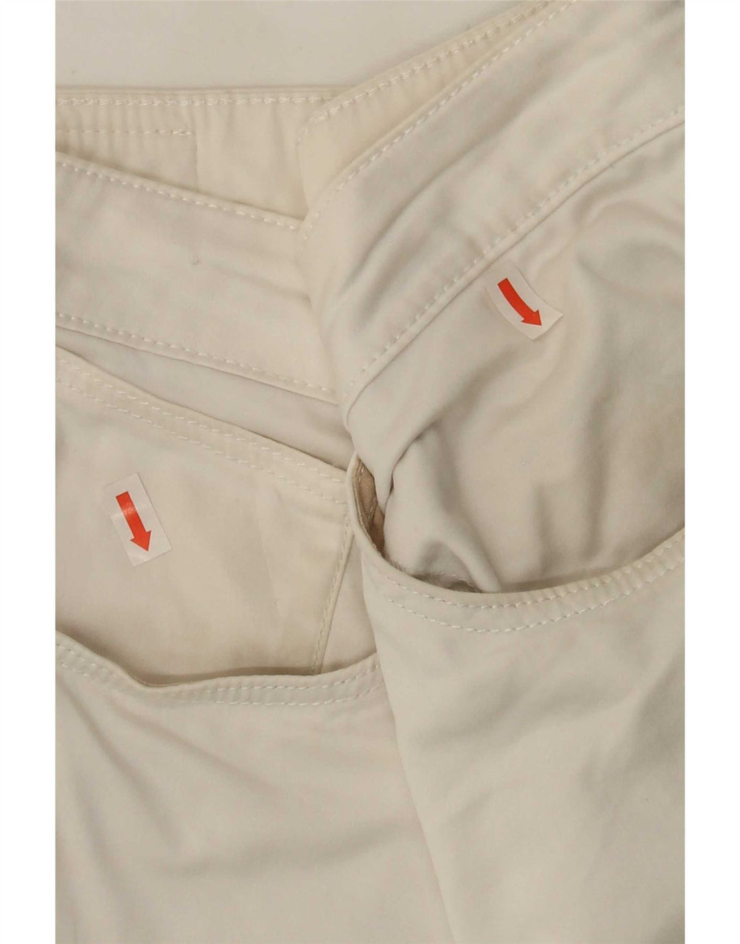 Zara Mens Slim Casual Trousers EU 40 Medium W31 L29 White