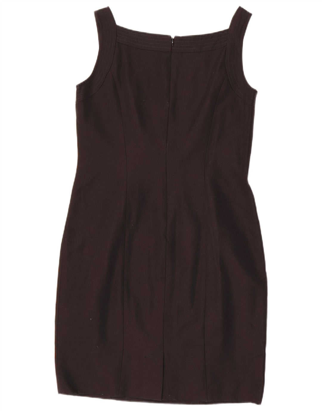LUISA SPAGNOLI Womens Sleeveless Sheath Dress IT 44 Medium Black Cotton