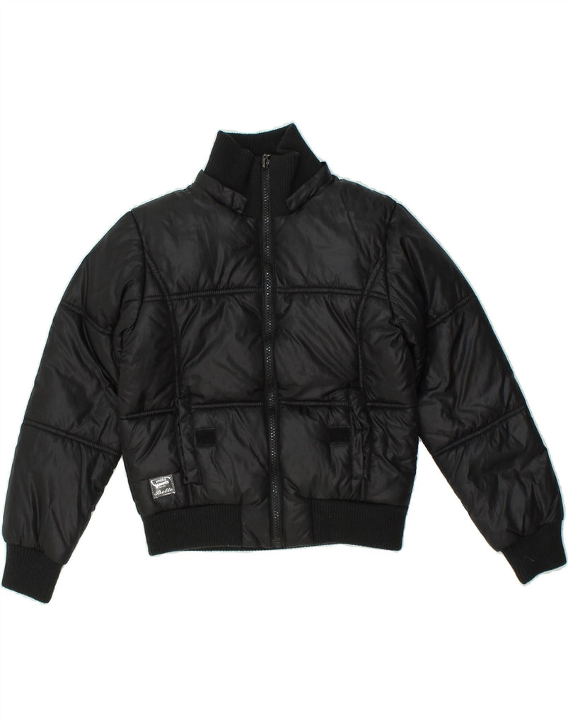 CARRERA Boys Padded Jacket 7-8 Years Black Polyester | Vintage Carrera | Thrift | Second-Hand Carrera | Used Clothing | Messina Hembry 