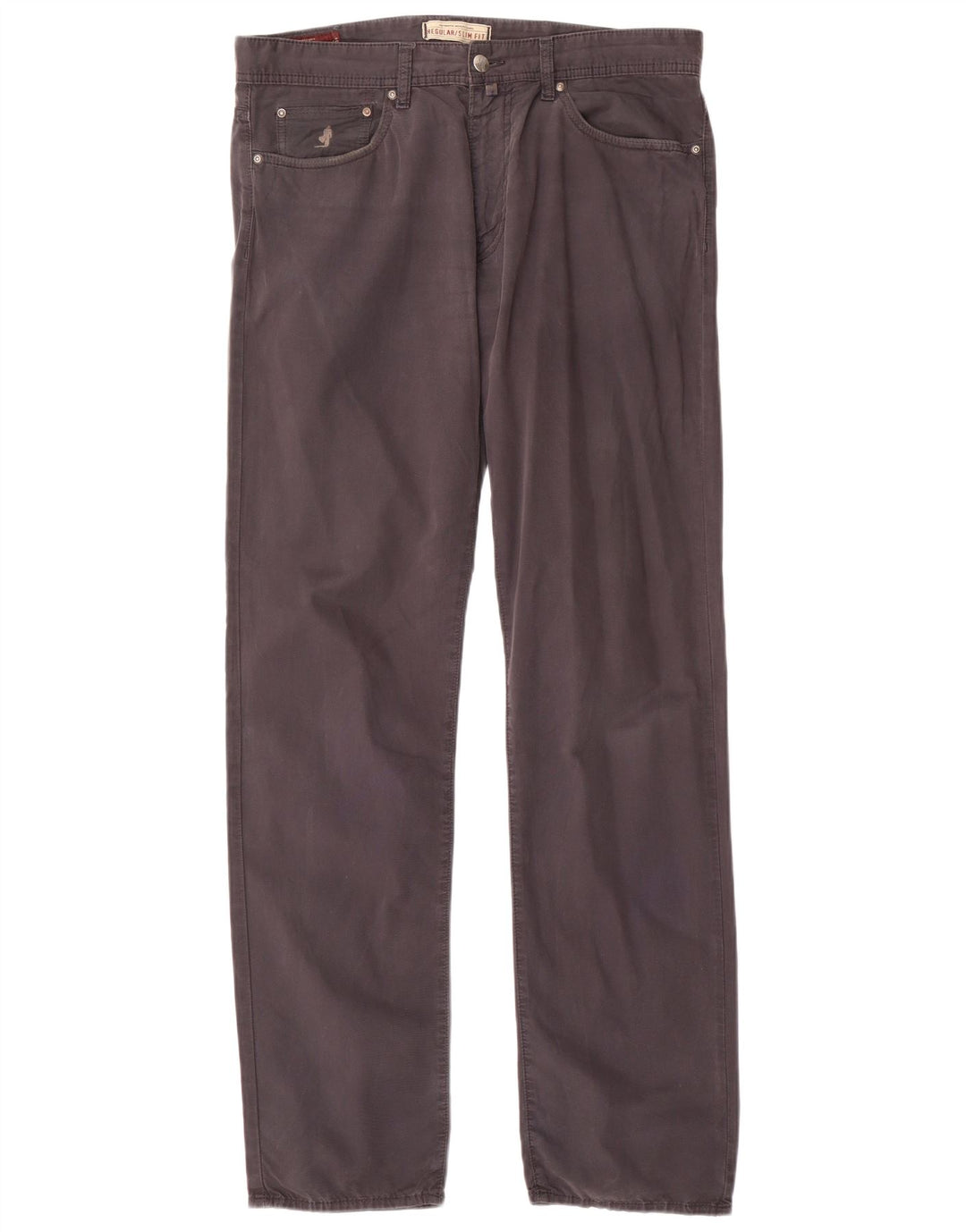 Marlboro Classics Mens Regular Slim Fit Casual Trousers W34 L34 Grey