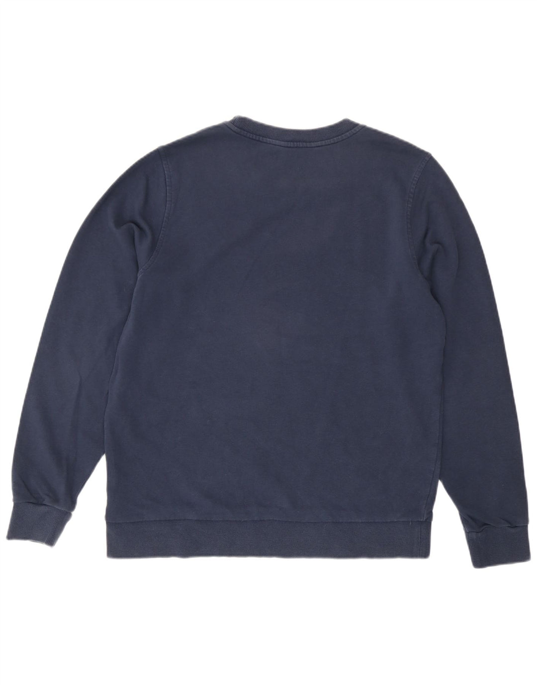 Marks & Spencer Womens Sweatshirt Jumper UK 14 Large Navy Blue Cotton