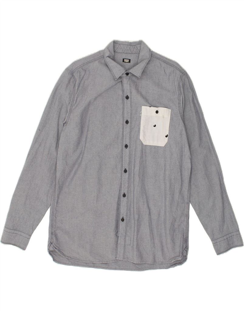 LEVI'S Mens Shirt Large Grey Cotton | Vintage Levi's | Thrift | Second-Hand Levi's | Used Clothing | Messina Hembry 