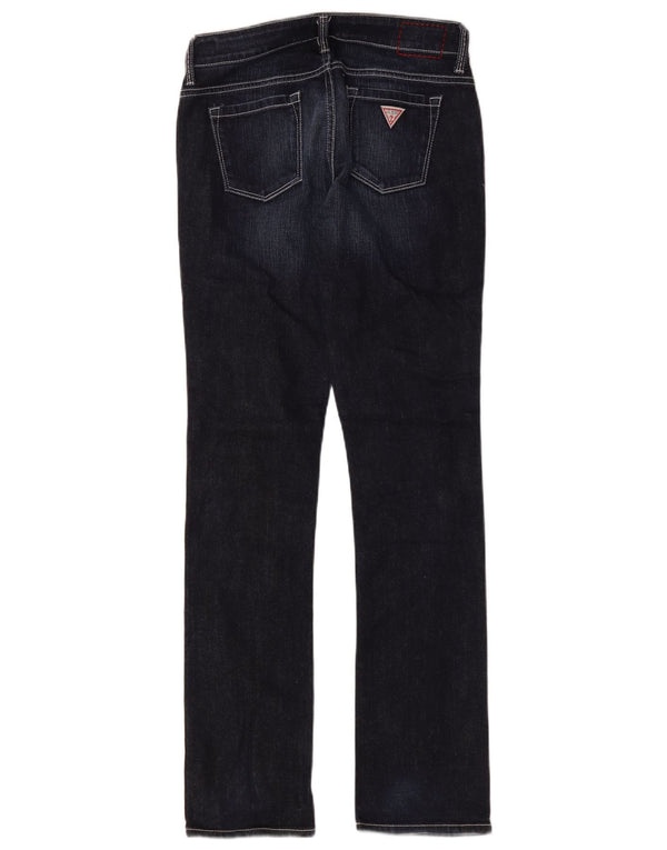 Guess Womens Starlet Straight Jeans W28 L32 Navy Blue Cotton