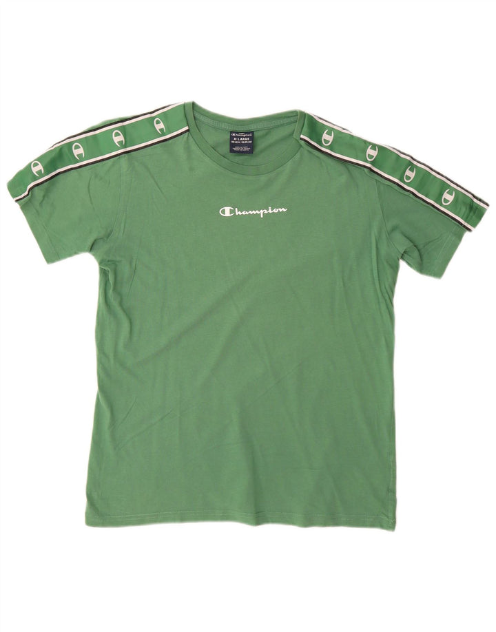 Champion Boys Graphic T-Shirt Top 13-14 Years XL Green