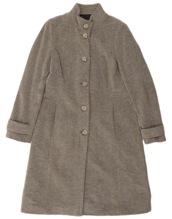 Laura Ashley Womens Overcoat UK 14 Large Grey Wool