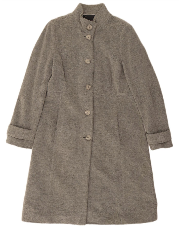 Laura Ashley Womens Overcoat UK 14 Large Grey Wool