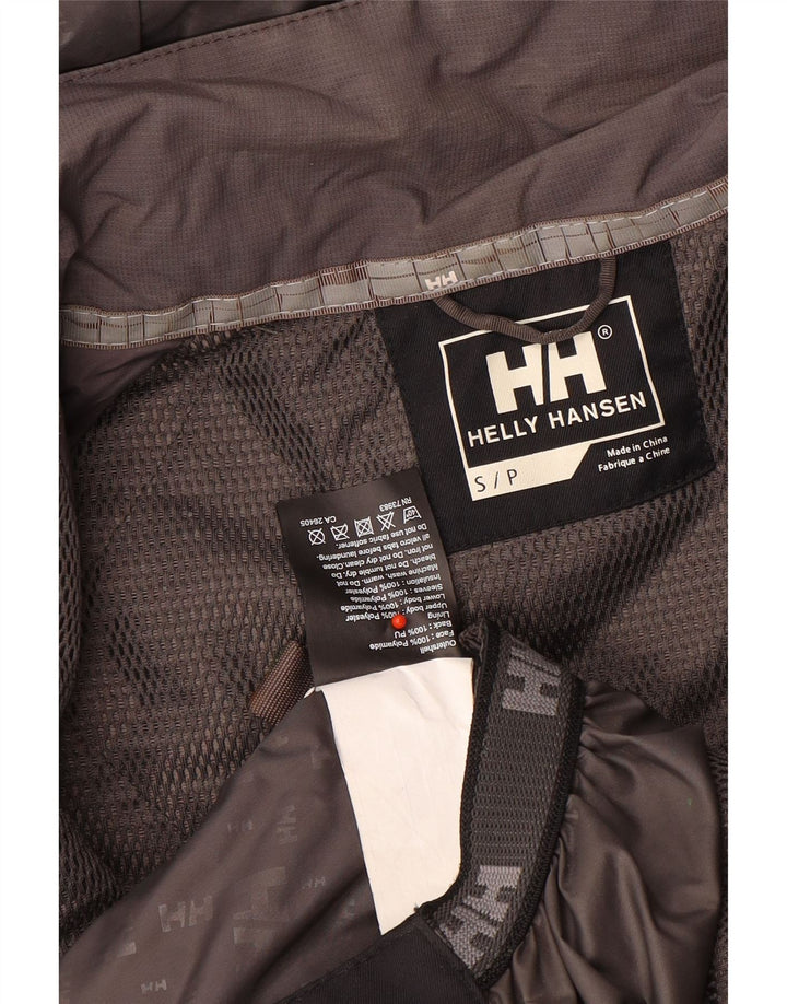 Helly Hansen Mens Hooded Ski Jacket UK 36 Small Grey Colourblock Polyamide