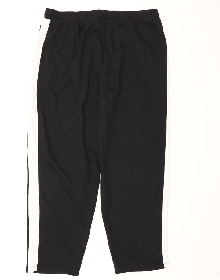 Nautica Womens Tracksuit Trousers UK 14 Large Black Colourblock Polyester