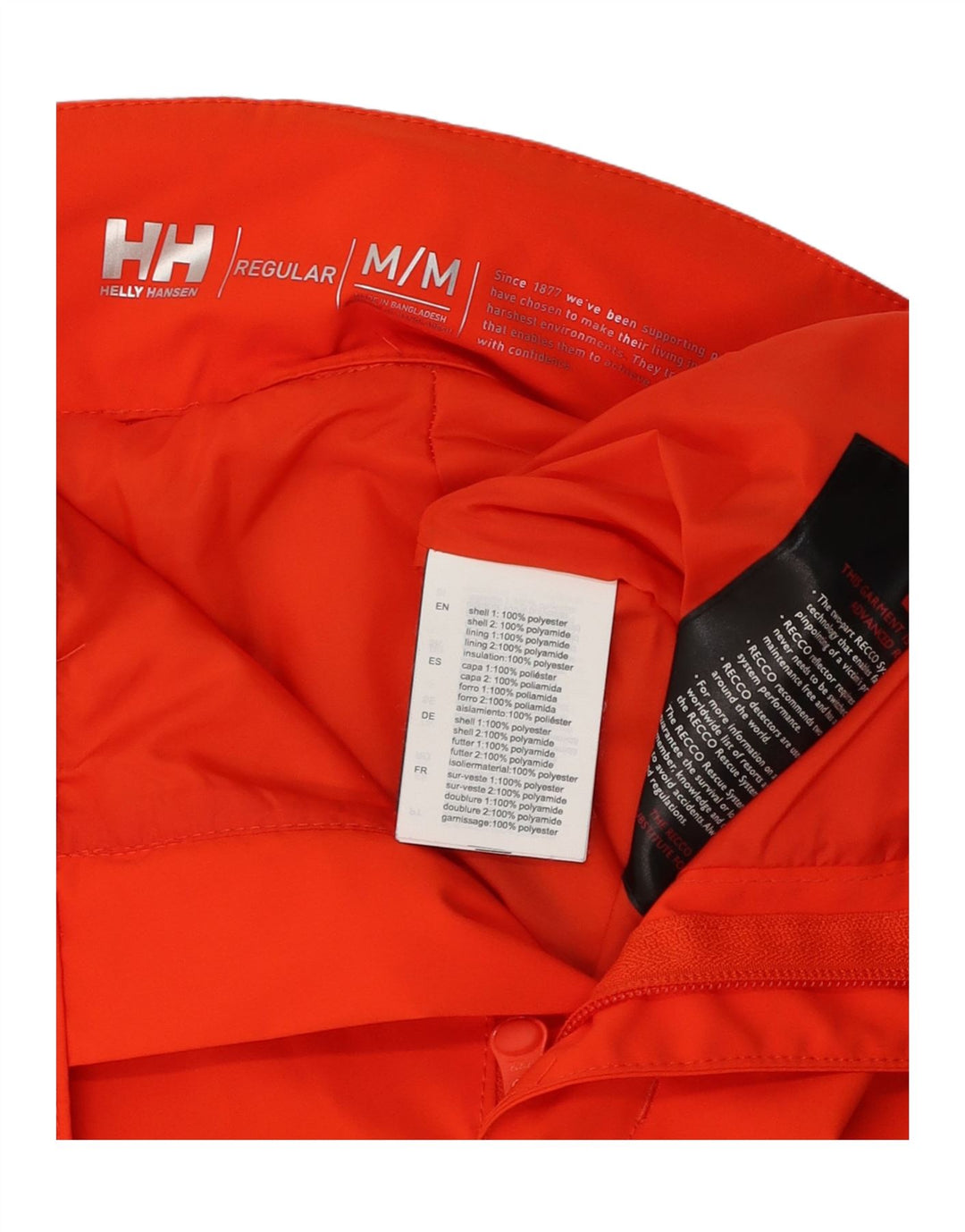 Helly Hansen Mens Ski Trousers Medium  Red Polyester