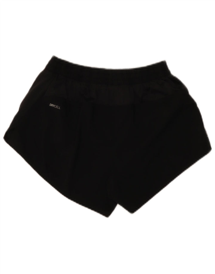 Puma Womens Sport Shorts UK 10 Small Black Polyester