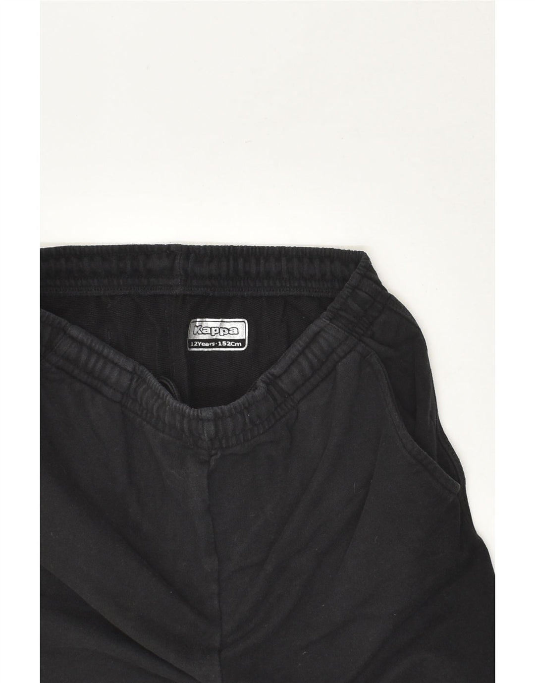KAPPA Boys Graphic Sport Shorts 11-12 Years Black | Vintage Kappa | Thrift | Second-Hand Kappa | Used Clothing | Messina Hembry 