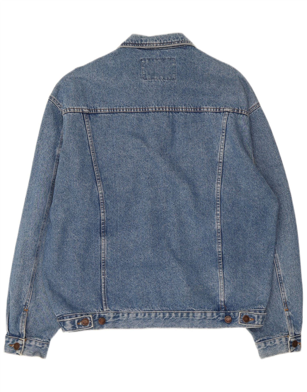 Casucci Mens Denim Jacket UK 40 Large Blue Cotton