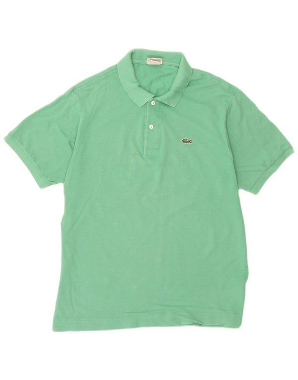 Lacoste Mens Polo Shirt Size 6 XL Green Cotton