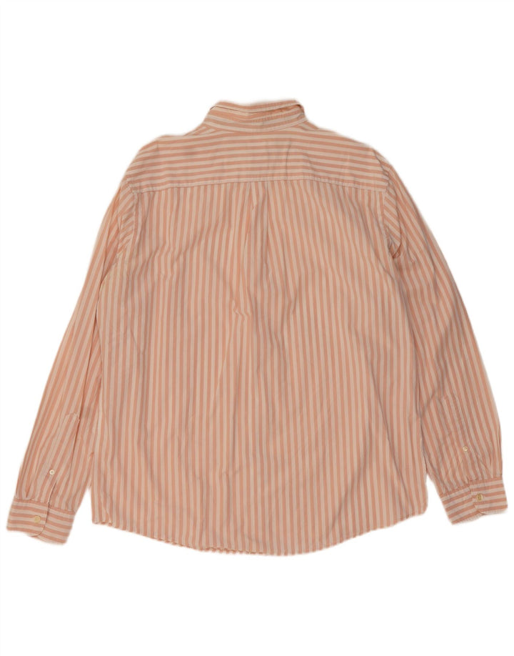 Dockers Mens Slim Fit Shirt XL Pink Striped
