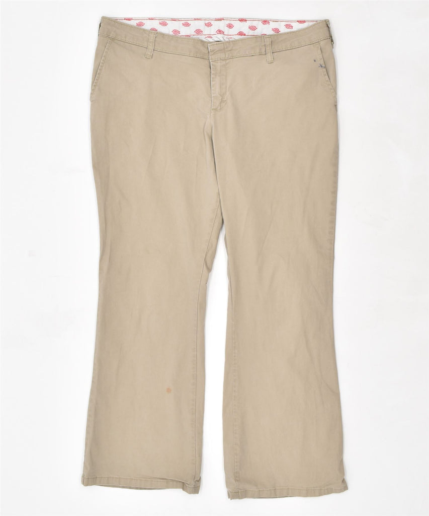 DICKIES Womens Bootcut Chino Trousers W38 L27 Beige | Vintage | Thrift | Second-Hand | Used Clothing | Messina Hembry 