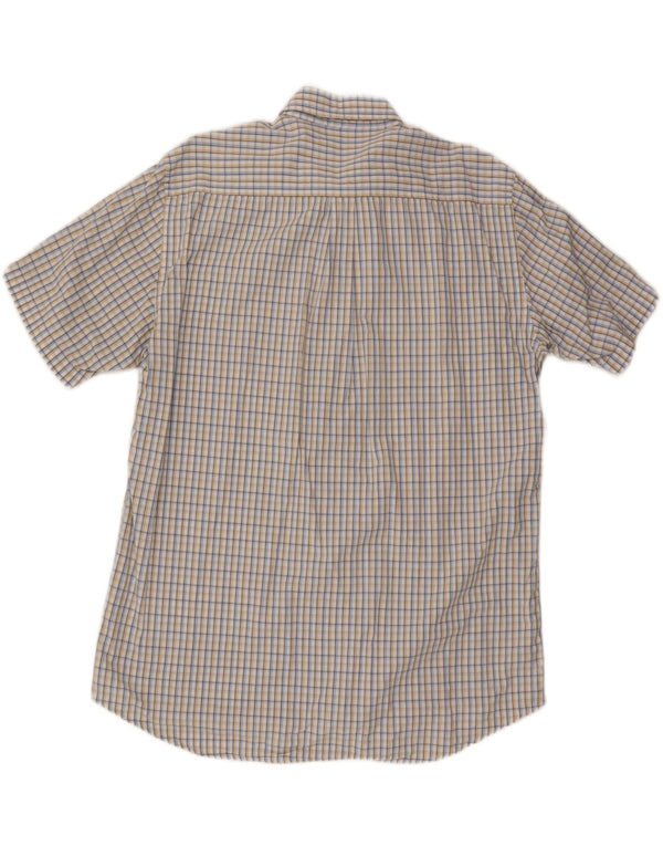 Kappa Mens Short Sleeve Shirt 3XL Multicoloured Check Cotton