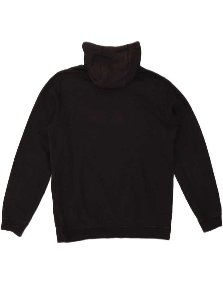 Nike Mens Graphic Hoodie Jumper Medium Black Cotton