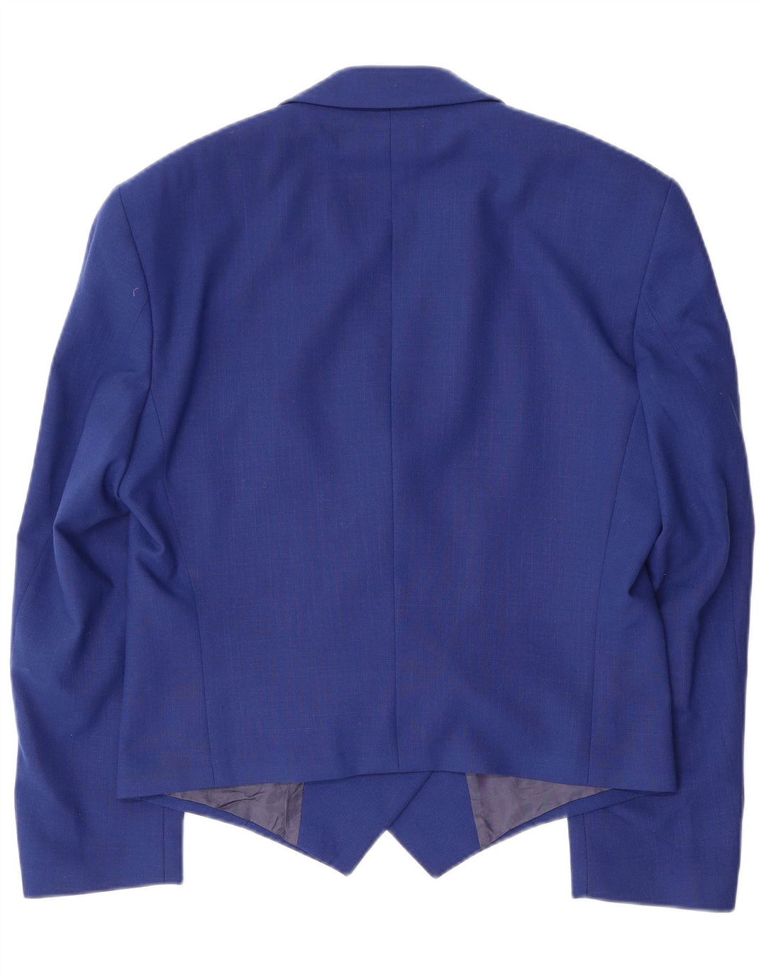 ERIC LASALLE Womens Double Breasted Blazer Jacket IT 48 XL Blue