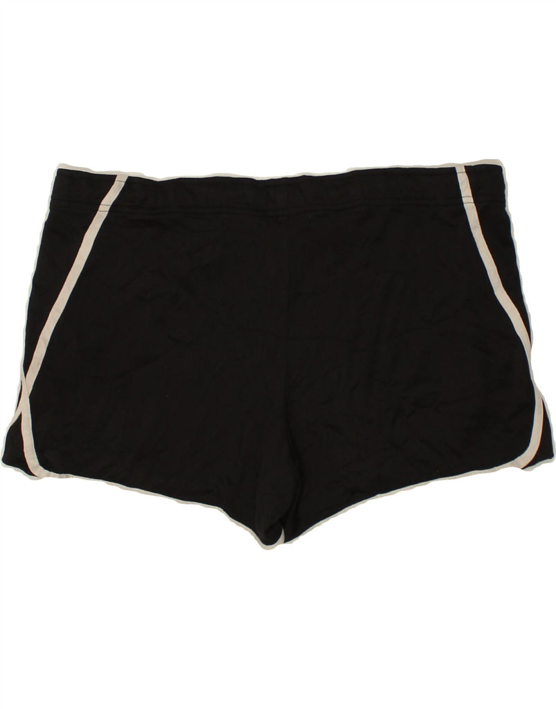 REEBOK Womens Sport Shorts Large Black Polyester | Vintage Reebok | Thrift | Second-Hand Reebok | Used Clothing | Messina Hembry 