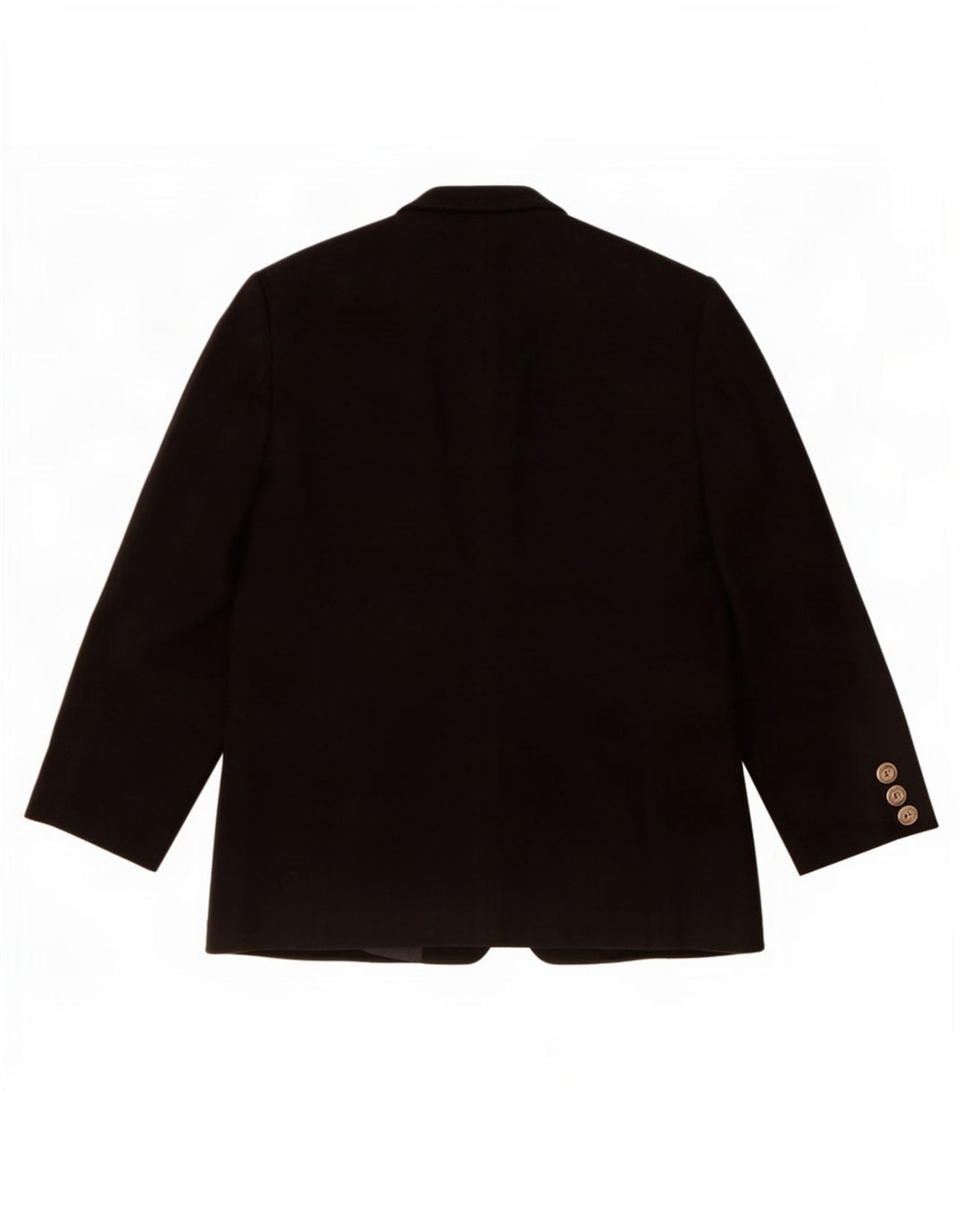 Burberrys Womens 3 Button Blazer Jacket UK 14 Medium Black