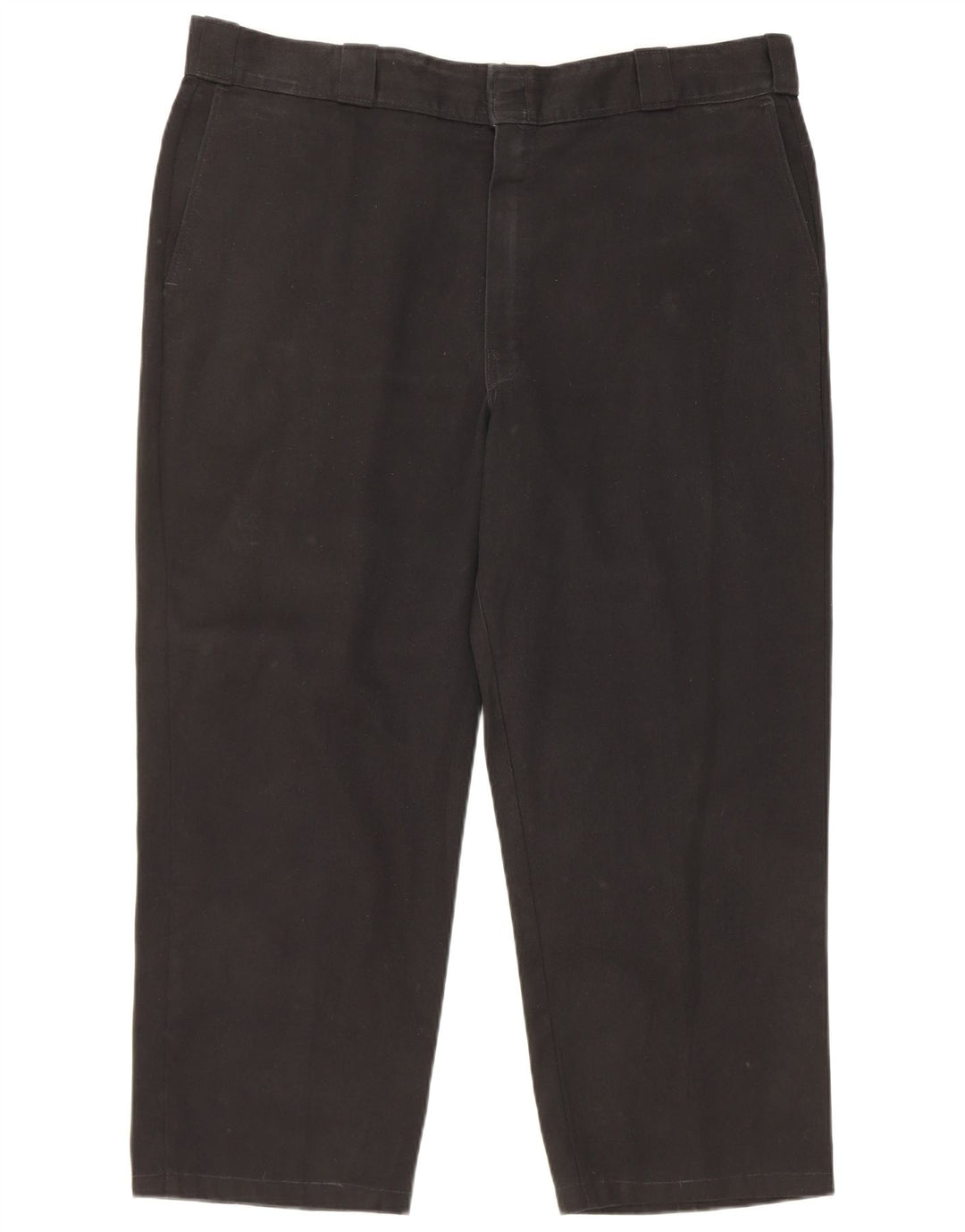 Dickies Mens Cropped Trousers W42 L25 Black Polyester