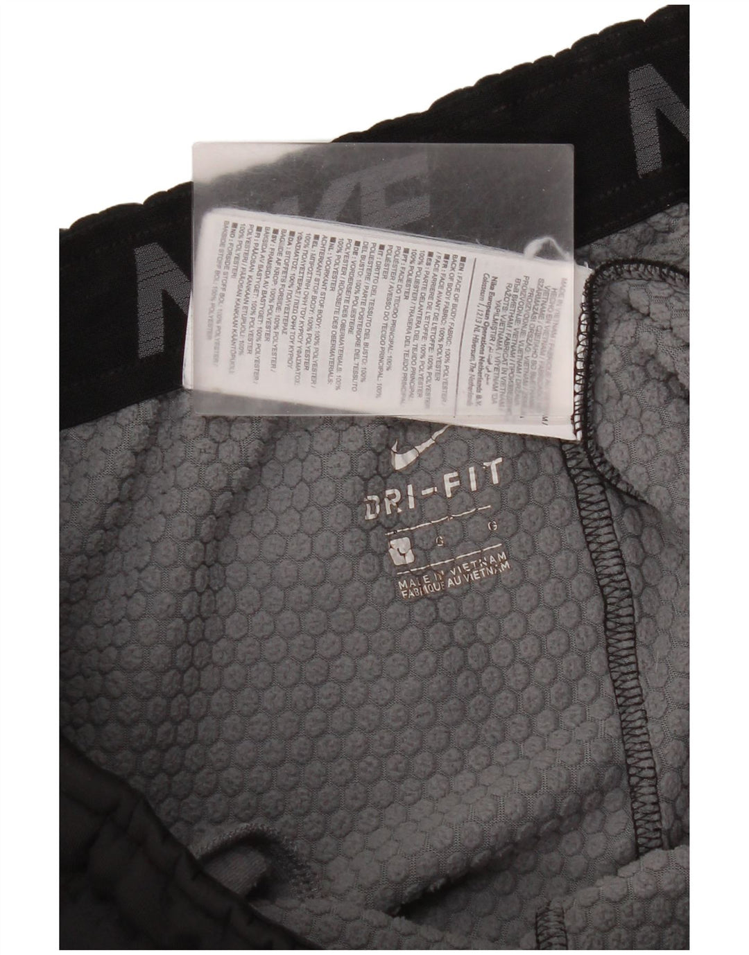 Nike Mens Dri Fit Tracksuit Trousers Joggers Large Black Polyester