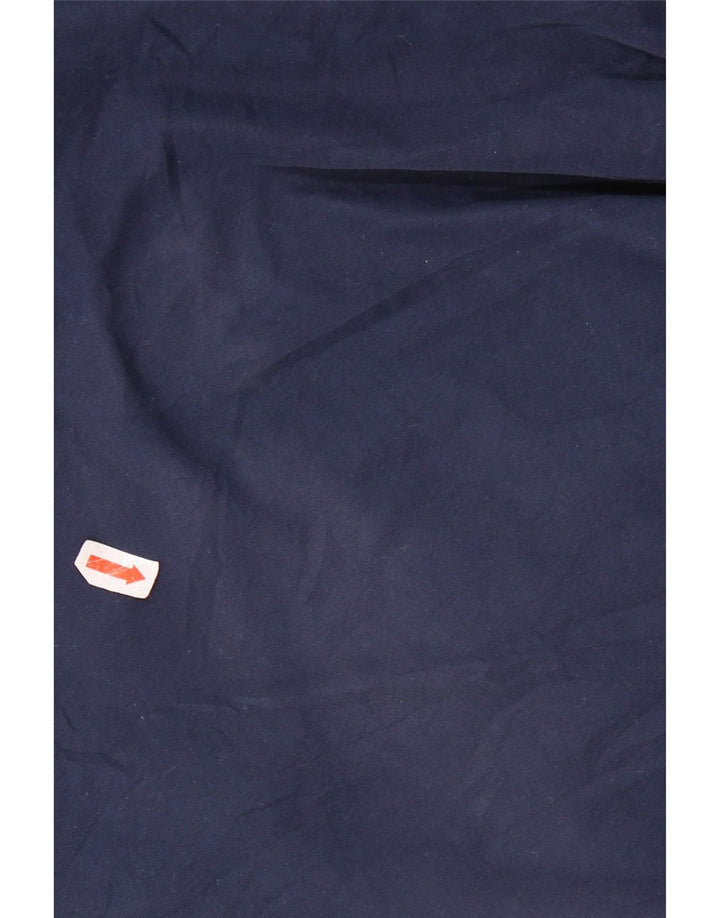 Fila Mens Tracksuit Top Jacket 2XL Navy Blue Striped Polyester Sports