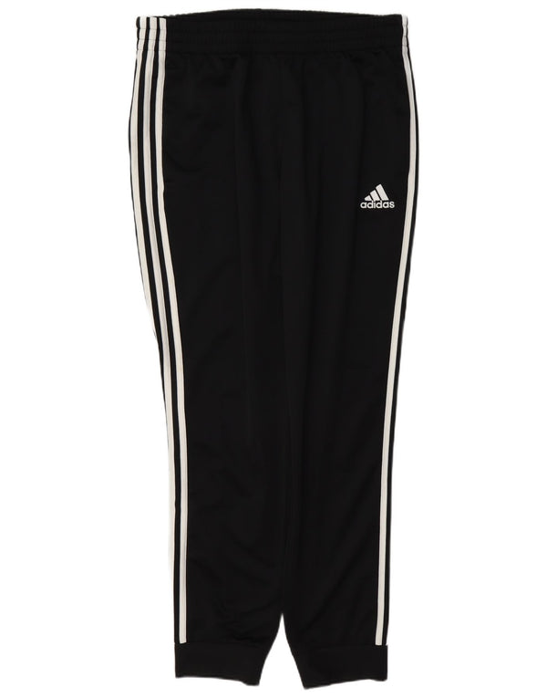 Adidas Mens Tracksuit Trousers Joggers UK 44/46 Large Black Polyester
