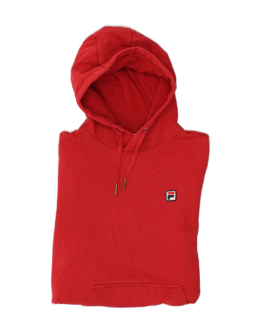 FILA Mens Hoodie Jumper XS Red Cotton Vintage Fila and Second-Hand Fila from Messina Hembry 