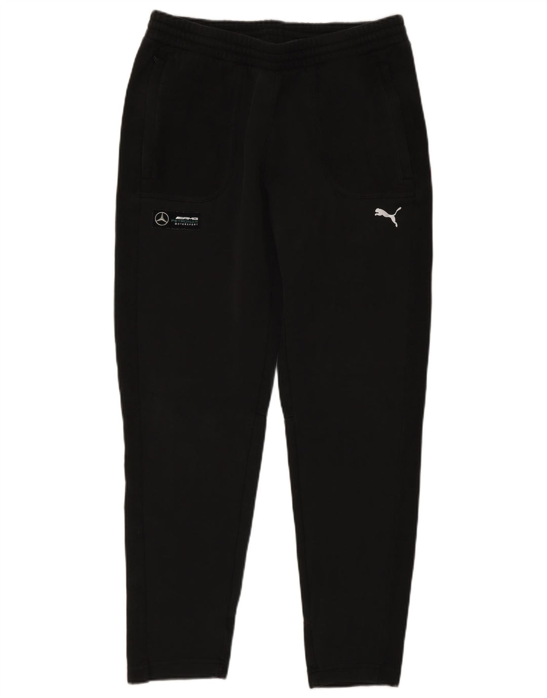 Puma Mens Tracksuit Trousers Medium  Black Cotton