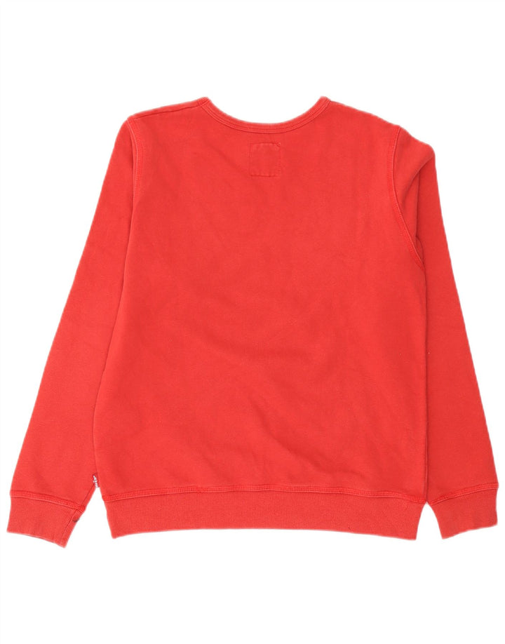 Levi's Boys Graphic Sweatshirt Jumper 13-14 Years Red Cotton