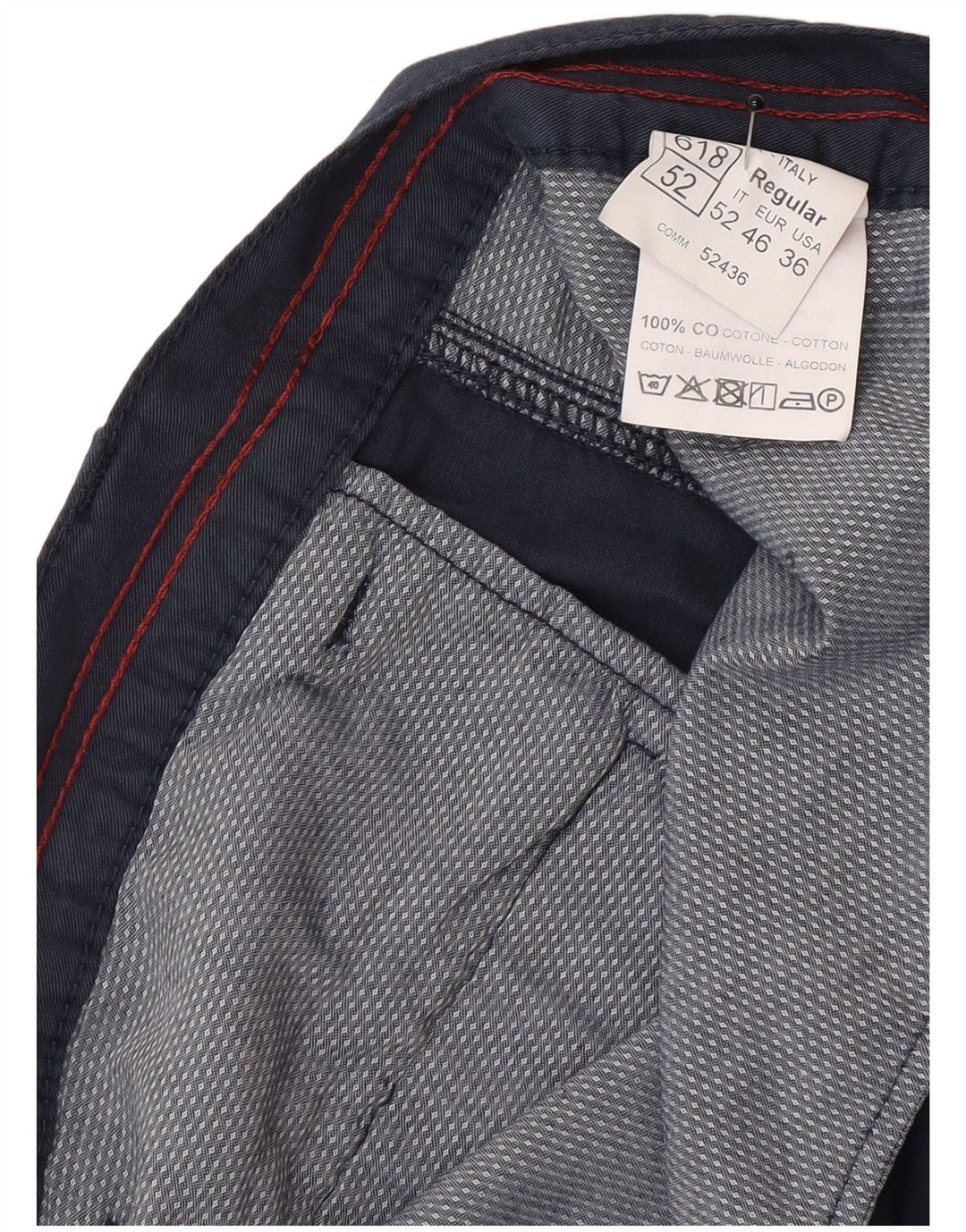 Carrera Mens Cargo Shorts IT 52 XL W36  Navy Blue Cotton